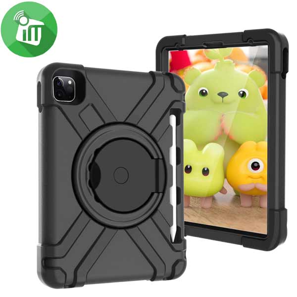 Rotating Stand Swivel Bracket Series Safe Rubber Shockproof Case For iPad Pro 11 (2020) - Image 5