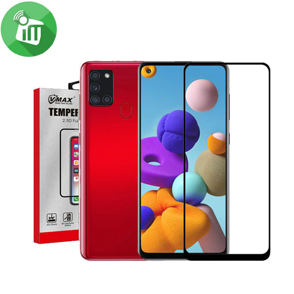 Vmax 2.5D Full Glue Full cover Glass Screen Samsung Galaxy A21s