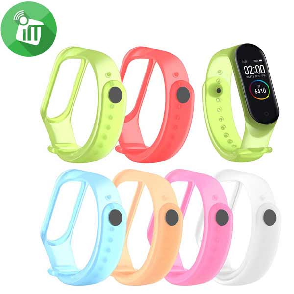 jelly silicon Strap Band For Xiaomi Mi Smart Band 4