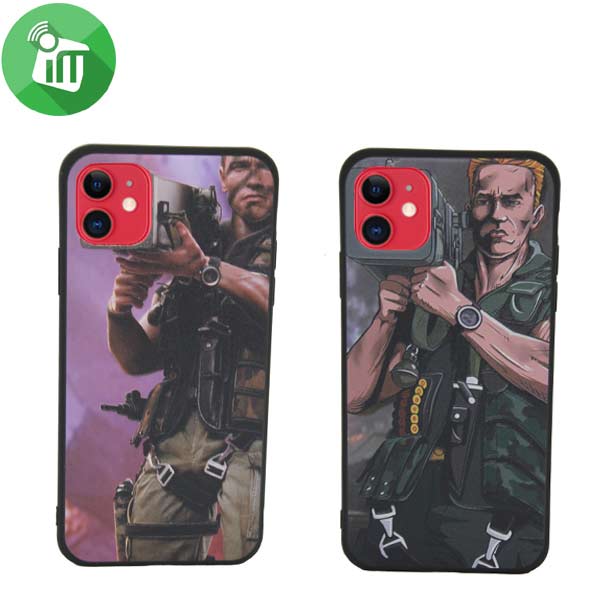 3D Bazooka Man Series Greative TPU case For iPhone 11