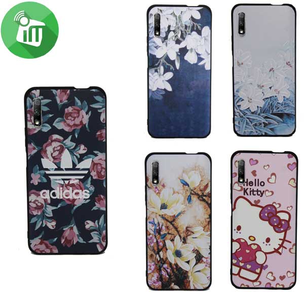 3D Flowers Series Greative TPU case For Honor 9X