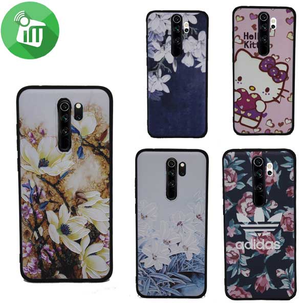 3D Flowers Series Greative TPU case For Xiaomi Redmi Note 8 Pro