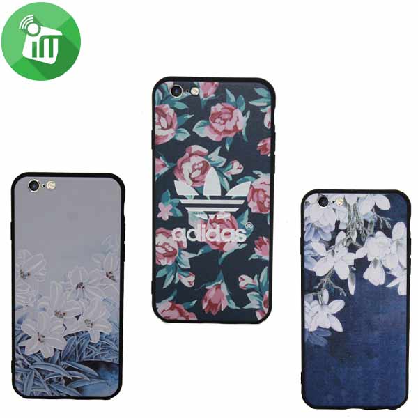 3D Flowers Series Greative TPU case For iPhone 6