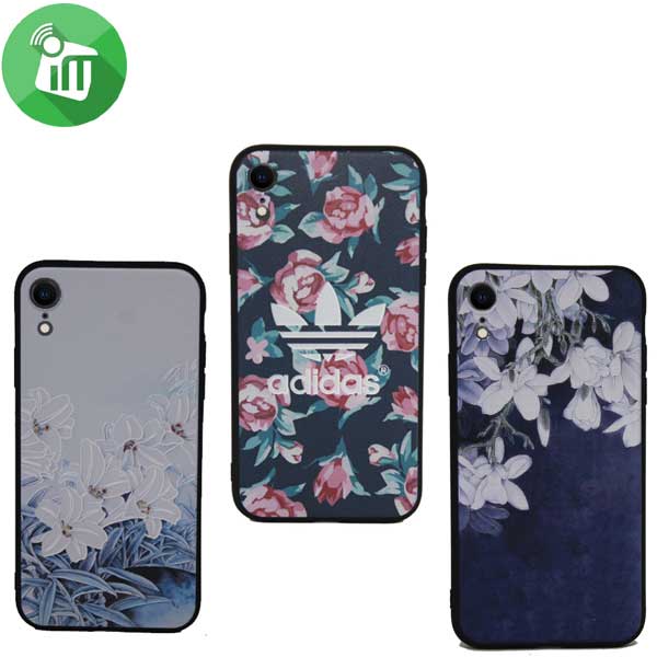 3D Flowers Series Greative TPU case For iPhone XR
