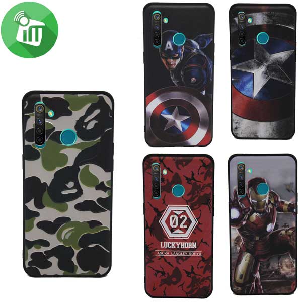3D HEROS Series Greative TPU case For Realme 5 Pro