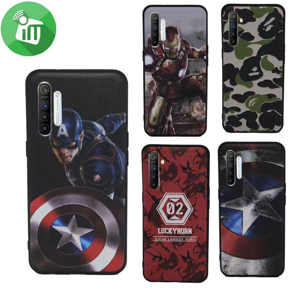 3D HEROS Series Greative TPU case For Realme XT