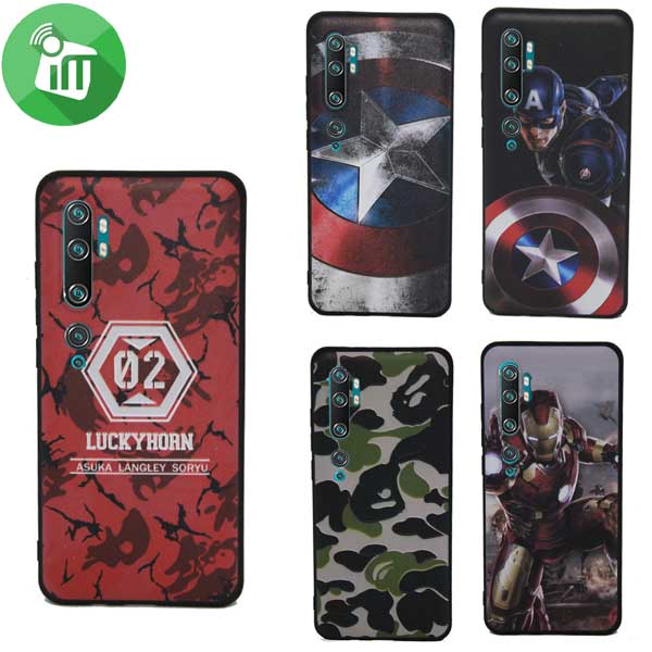 3D HEROS Series Greative TPU case For Xiaomi Mi Note 10