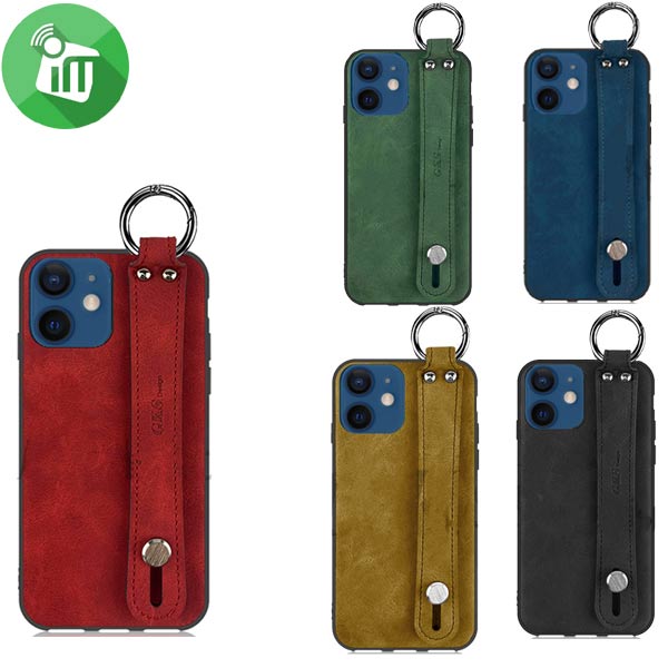 GKS Wristband Series Leather Case For iPhone 12 / iPhone 12 Pro