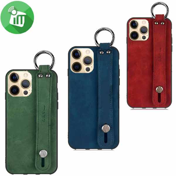 GKS Wristband Series Leather Case For iPhone 12 Pro Max