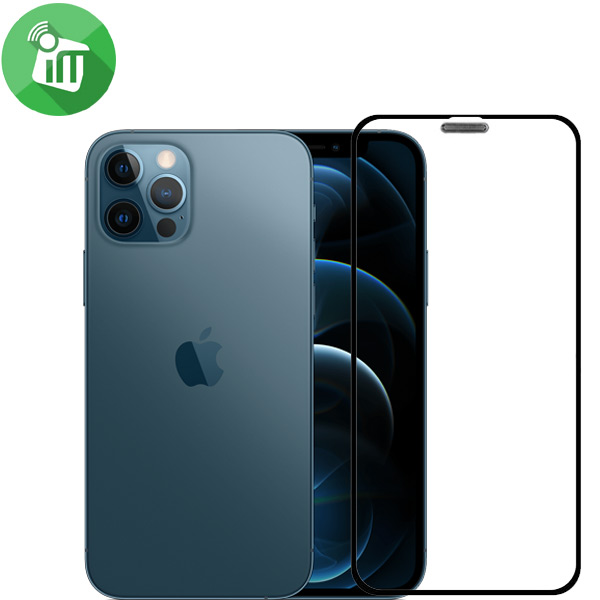 KuZoom Screen Protector 6D Full Cover Dustproof Version Tempered Glass For iPhone 12 Pro Max