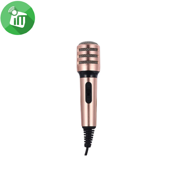 Mini Microphone With Stand For Karaoke Chat