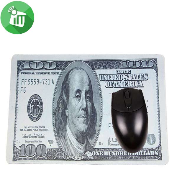 Mouse Pad Money Design Rectangular - Image 4