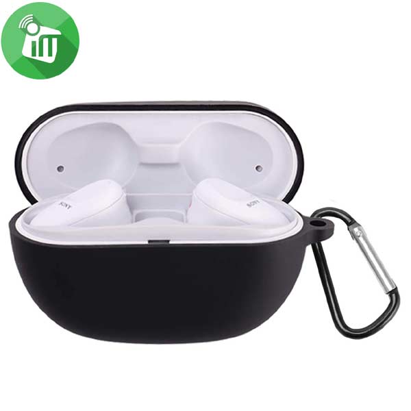 Pod Pocket Silicone Cover For Sony WF-SP800N with Keychain