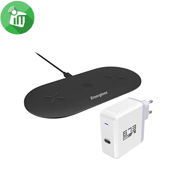 Energizer Ultimate Wireless Dual Fast Charging Pad 30W