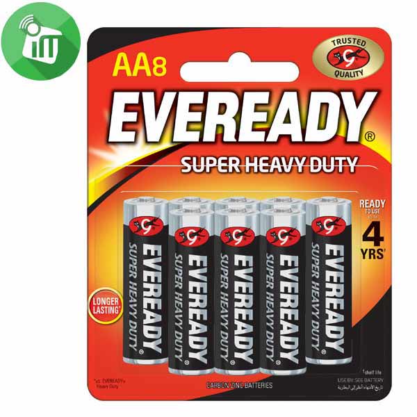 Eveready AA Batteries 1.5V 8PCS
