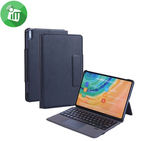 T1061 Smart Bluetooth Keyboard Leather Case With Touchpad For Huawei MatePad Pro