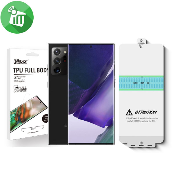 VMAX Invisible Film 5.0 TPU Screen Protector Samsung Galaxy Note 20 Ultra