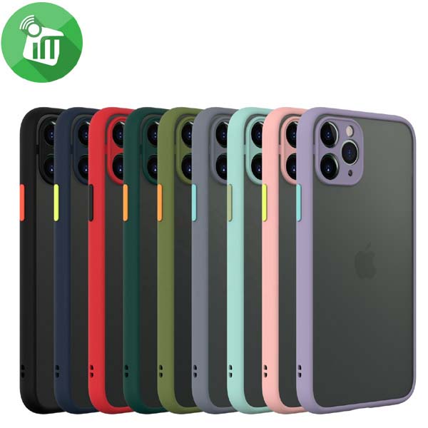 j-Case Touch Series Matt PC Full Cover Camera Protection Case For iPhone 11 Pro Max