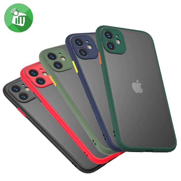 j-Case Touch Series Shadow Matt PC Full Cover Camera Protection Case For iPhone 11
