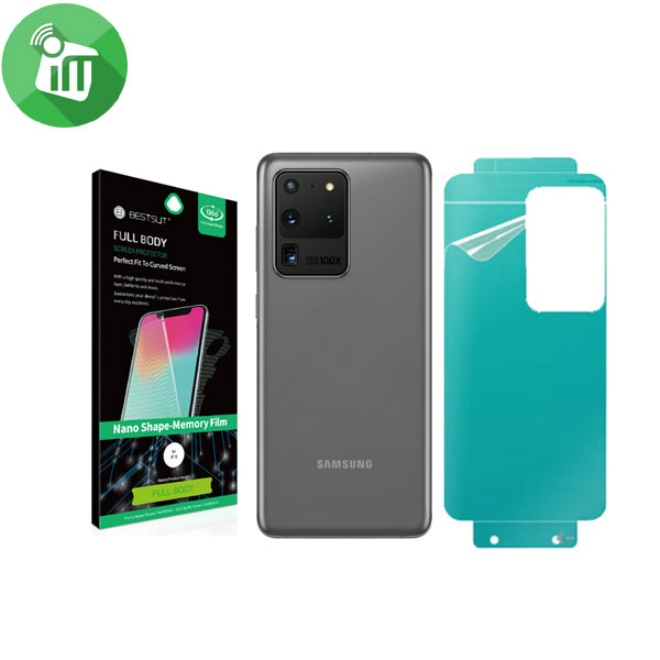 BESTSUIT Back Nano Shape Memory Full Body Film Protection Screen Protector for Samsung Galaxy S20 Ultra