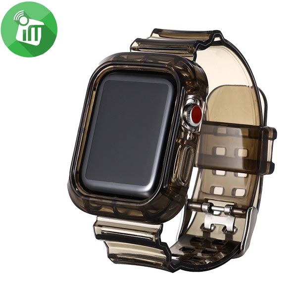 Crystal Transparent Bumper Strap Band For iWatch (44/45mm) - Image 5