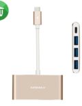 MOMAX Type C 4-Port Adapter
