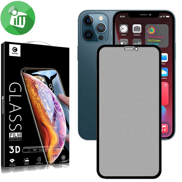 mocolo Glass 3D Privacy Tempered Screen Protector For iPhone 12 Pro Max