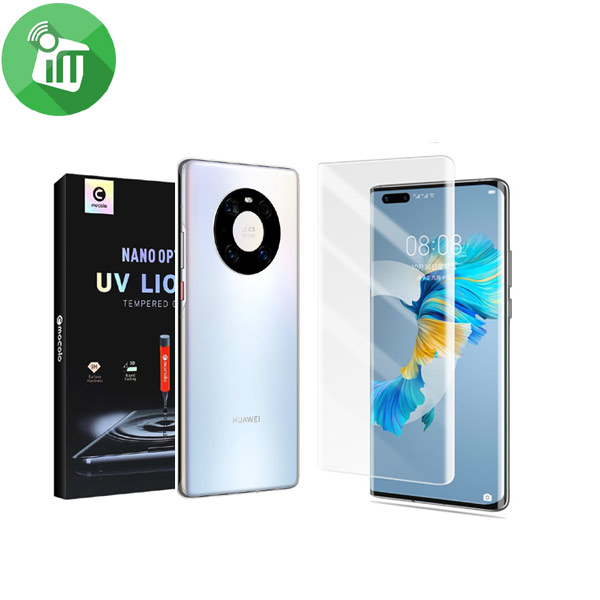 mocolo UV Nano Optics Tempered Curved Glass Screen Protector For Huawei Mate 40 Pro