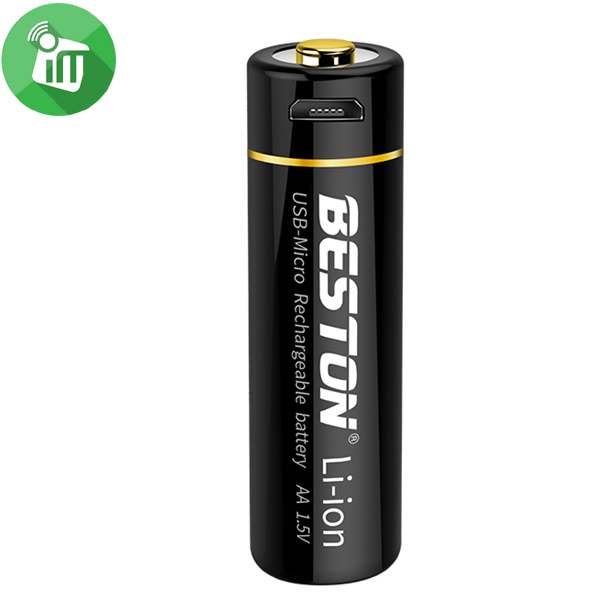 Beston 2PCS AA Micro USB Rechargeable Battery 2800mAh - Image 4