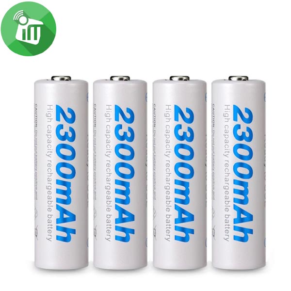 Beston 4PCS AA Rechargeable Battery 2300mAh