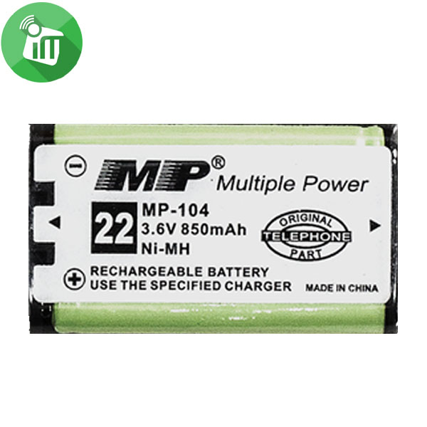 Multiple Power MP-104 Rechargeable Battery 850mAh