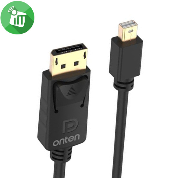 Onten DP101 Mini DisplayPort to DisplayPort Cable (2M)