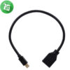 Onten DP107 Mini DisplayPort Male to DisplayPort Female Cable (0.3M)