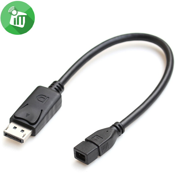 DisplayPort Male to Mini DisplayPort Female Cable