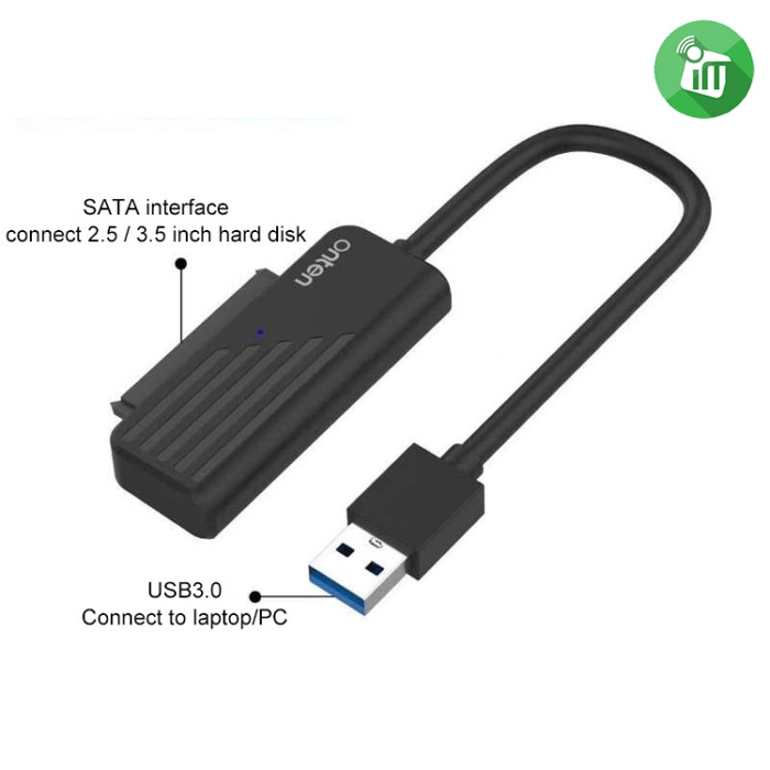 Onten US301 USB 3.0 to SATA Hard Drive Converter (0.25M)