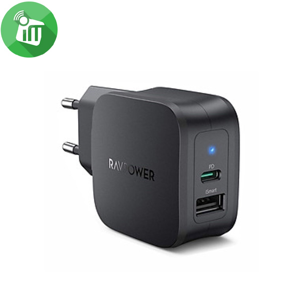 RAVPower RP-PC132 PD Pioneer 30W 2-Port Wall Charger