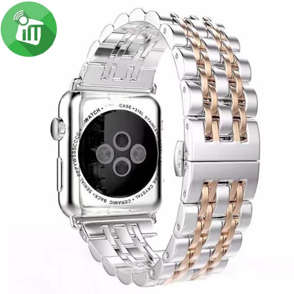 Stainless Steel Seven beads Band For iWatch (38/40/41/42mm)
