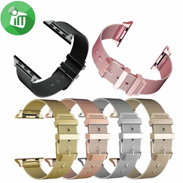 Universal Milanese Loop With Classic Buckle Band For iWatch (38/40/41/42mm)