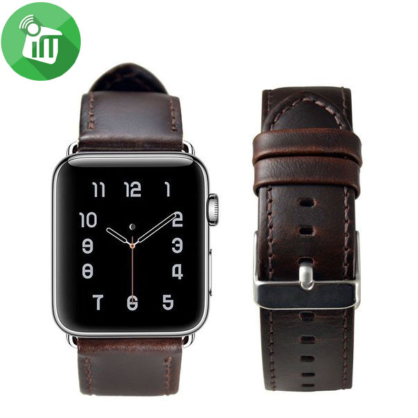 Vintage Crazy Horse Leather Band For iWatch (38/40/41/42mm)