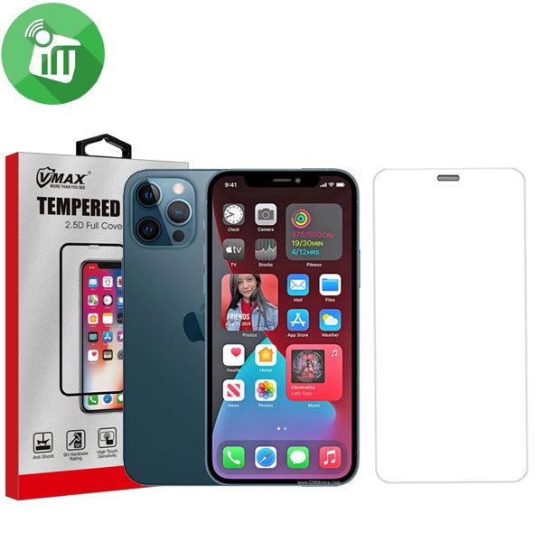 Vmax Screen Protector 2.5D Normal Dustproof Version Tempered Glass For iPhone 12 Pro Max
