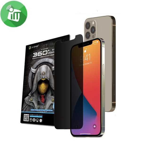 X.one 360° Privacy Anti-peeping LCD Screen Protector For iPhone 12 Pro Max