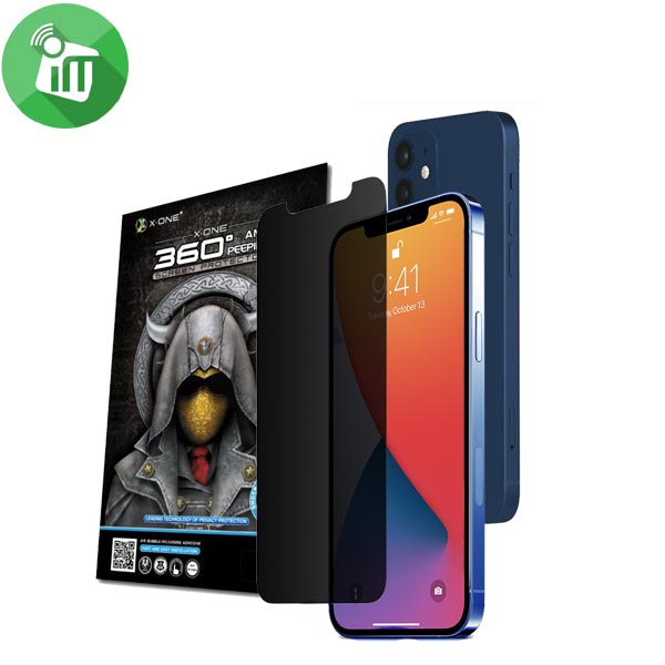 X.one 360° Privacy Anti-peeping LCD Screen Protector For iPhone 12 / iPhone 12 Pro