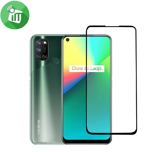 iScreen Glass 5D Full Glue Screen Protector For Realme 7i (Asian market)  Oppo A92s  Oppo A53