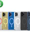 j-Case Magnetic Series Classic Crystal TPU Lens Protection Case For iPhone 12 Pro