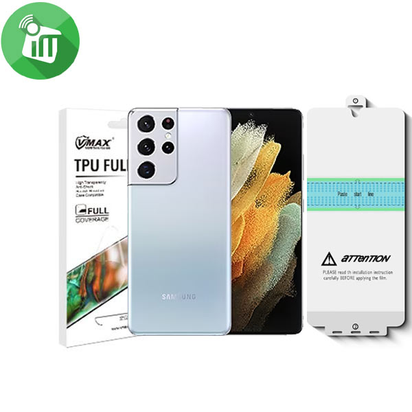 VMAX Invisible Film 5.0 TPU Screen Protector Samsung Galaxy S21 Ultra