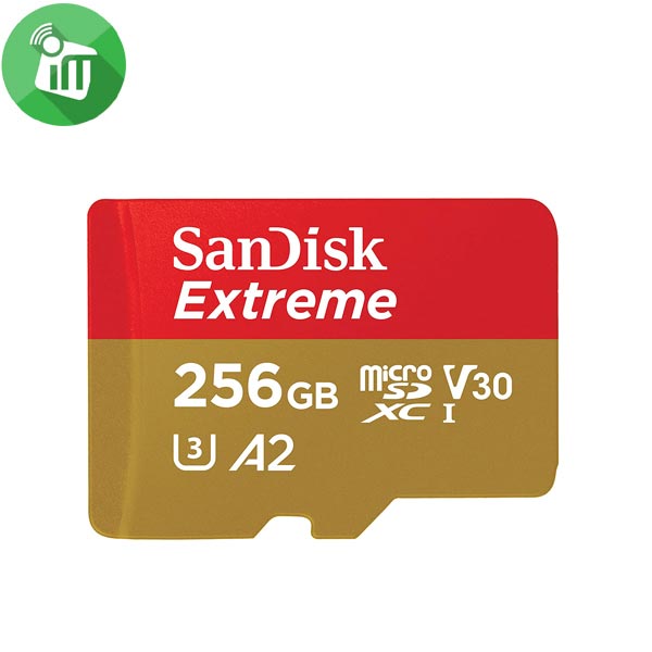 SanDisk Extreme 4K UHD 256GB microSDXC UHS-I Card With Adapter 160/90MB/s - Image 3