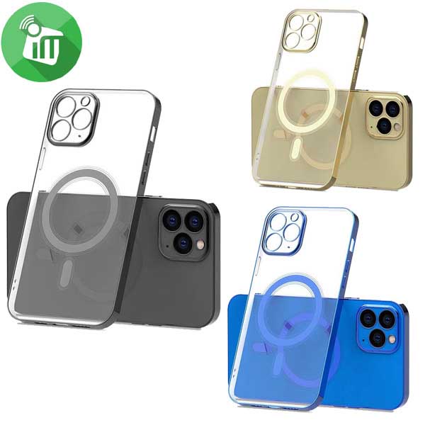 j-Case Magnetic Series Classic Crystal TPU Lens Protection Case For iPhone 11 Pro