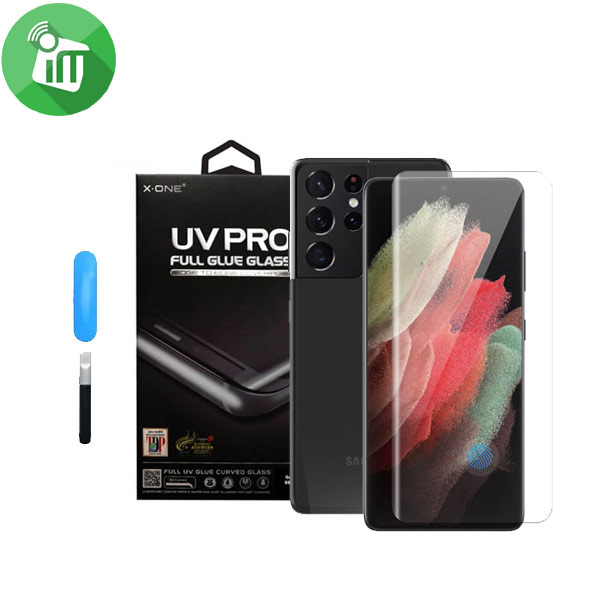 X.One UV Pro Full Glue Curved Glass Screen Protector for Samsung Galaxy S21 Ultra