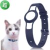 Mutural AirTag Silicone Pet Collar