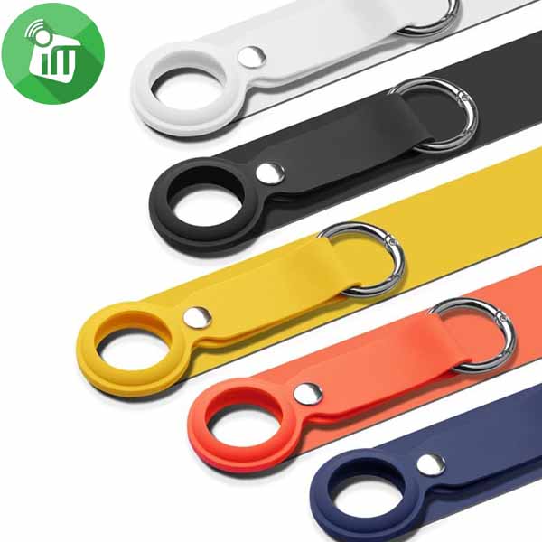 Xundd AirTag Silicone Strap Loop With Keychain